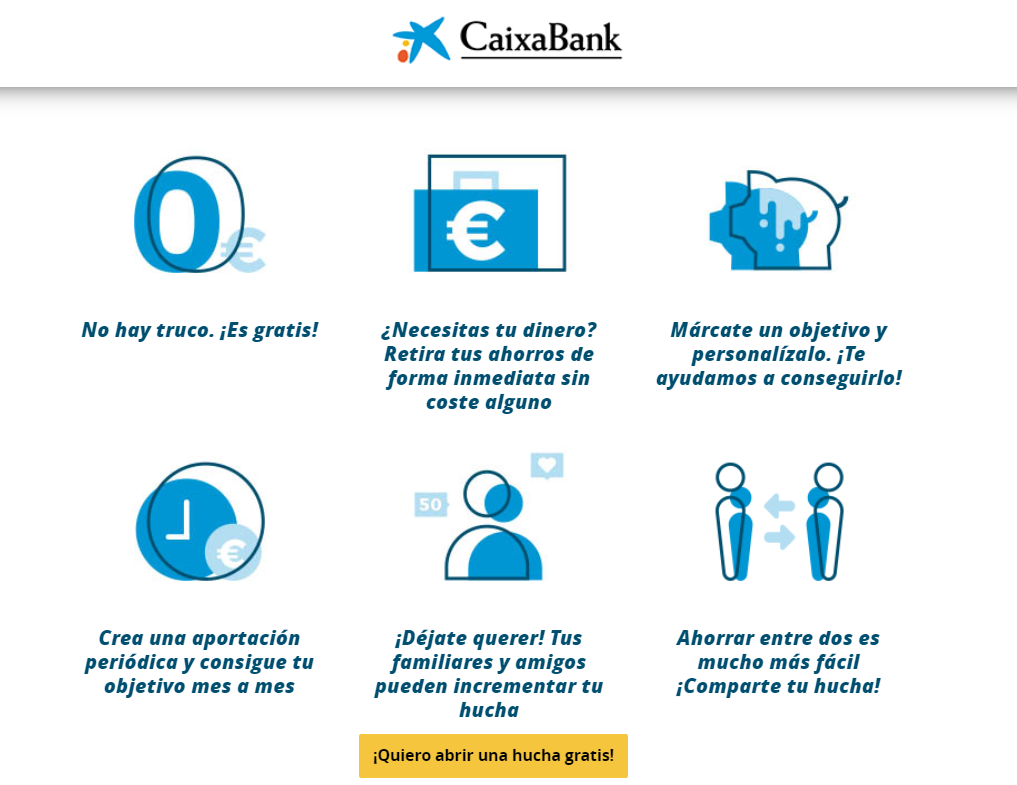 CaixaBank Mi Hucha características