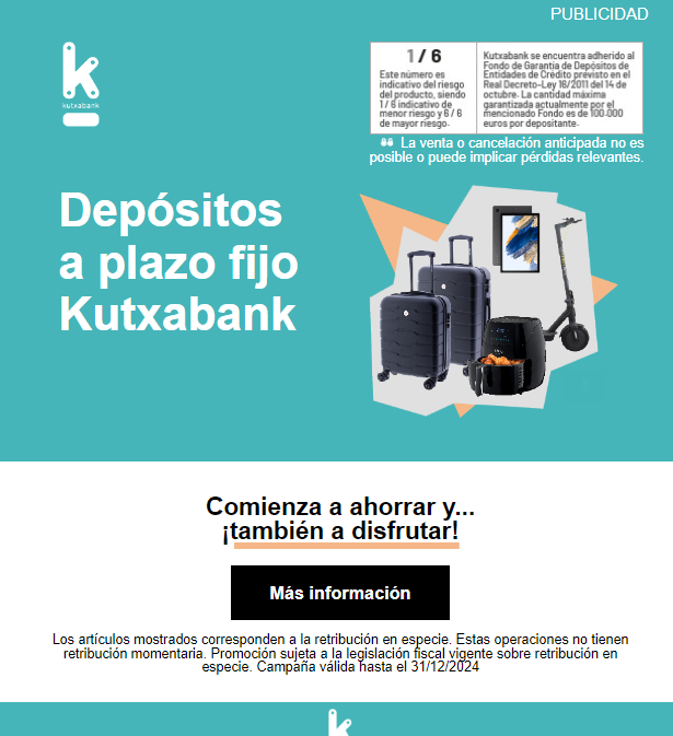 Depósitos Kutxabank
