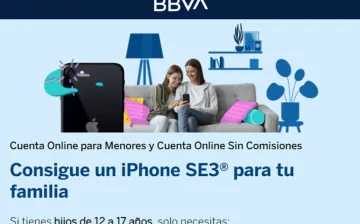 Cuenta para menores del BBVA